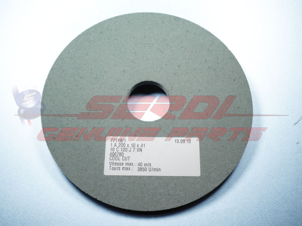 MEULE PLATE DIA, 200mm  POUR SERDI 2 GRAIN STANDARD