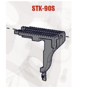 PORTE-PLAQUETTE STK90S MONOBLOC 6MM