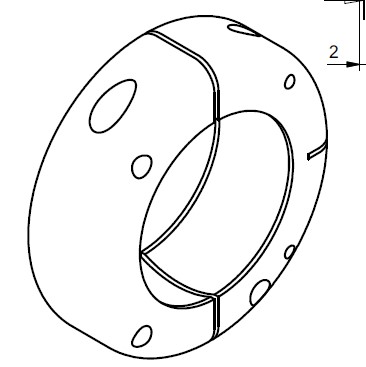 JEU DE 2 BRIDES DE SPHERE