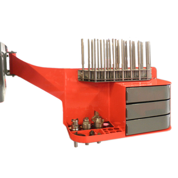 SUPPORT D OUTILLAGE MACHINES A SIEGE EQUIPE