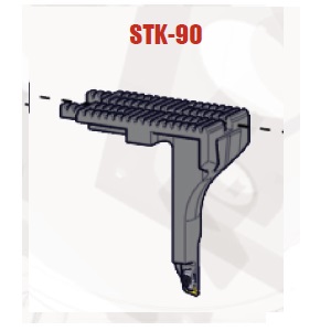 PORTE-PLAQUETTE STK90 MONOBLOC 6MM