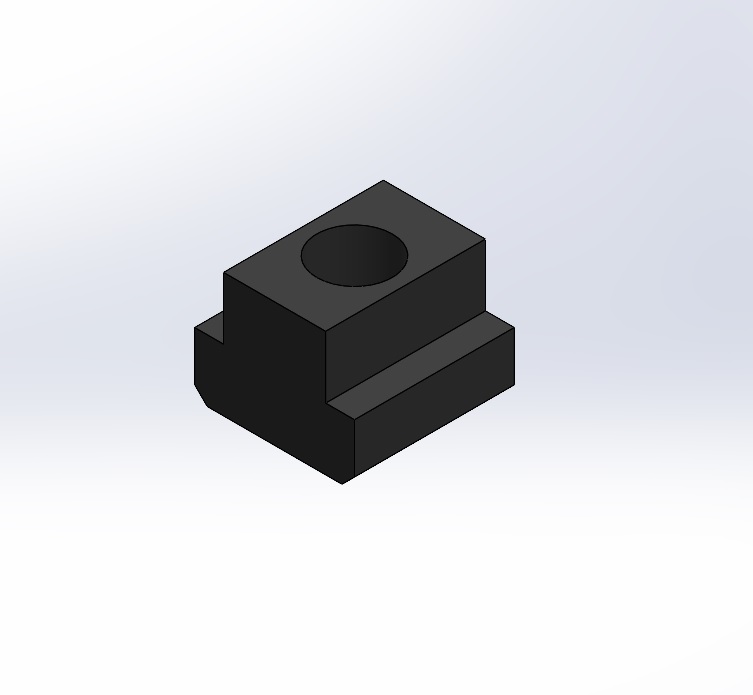 [564500] TASSEAU - ECROU EN T M10 RAINURE 12mm/Total 18mm