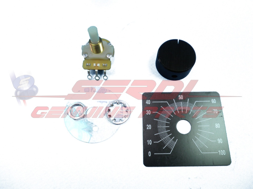 [701005] KIT POTENTIOMETRE VITESSE 5 K + PLAQUE