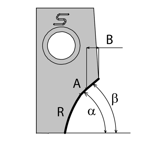 [922519] CUTTING BLADE 45.00- 1.30
