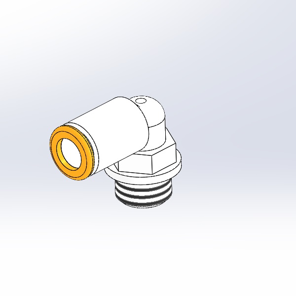 EQ. PIQ. MALE G1/4 CYL. DIA. 8 EQUERRE BASSE