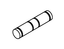 [404035] AXIS FOR SPINDLE DAMPER ASSEMBLY PIN