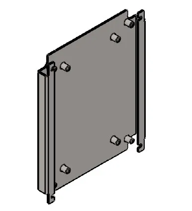 PLATINE ADAPTATION PEINTE SIEMENS MM420 VERS V20