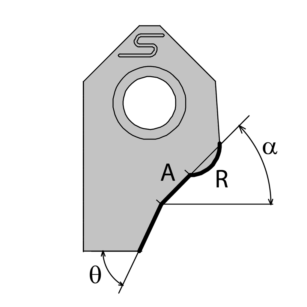 CUTTING BLADE 30.00- 2.30
