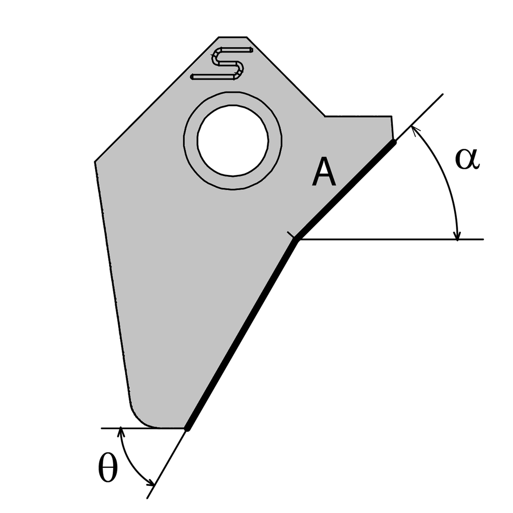 CUTTING BLADE 45.00- 7.00