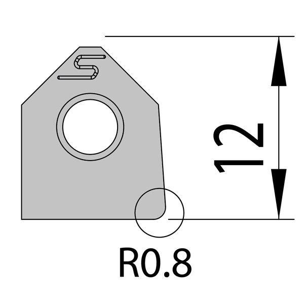 [005168] SC511 CARBIDE BIT - AL11 - VC3
