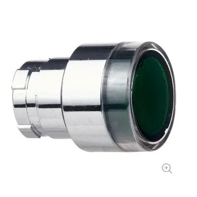 [006923] LIGHTING PUSH BUTTON GREEN HEAD