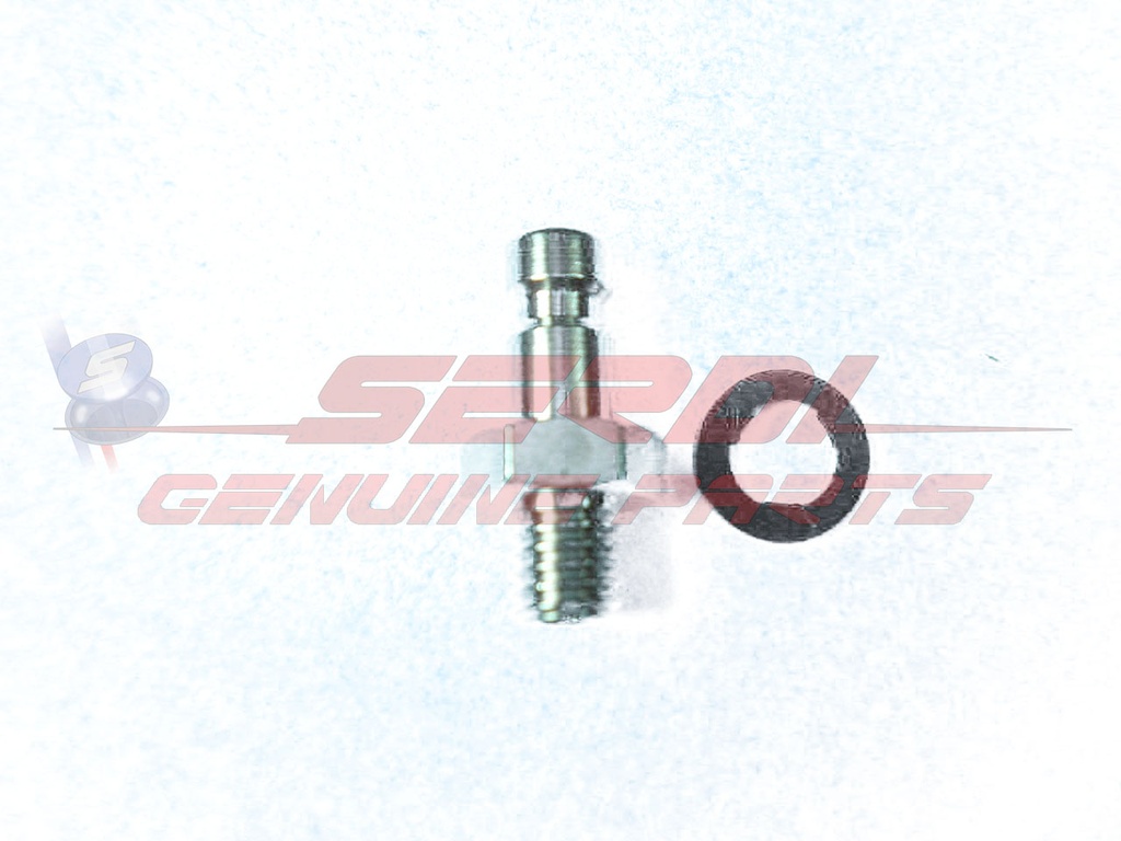 MALE STRAIGHT UNION M5 FOR SPT 1500 BLUE HOSE