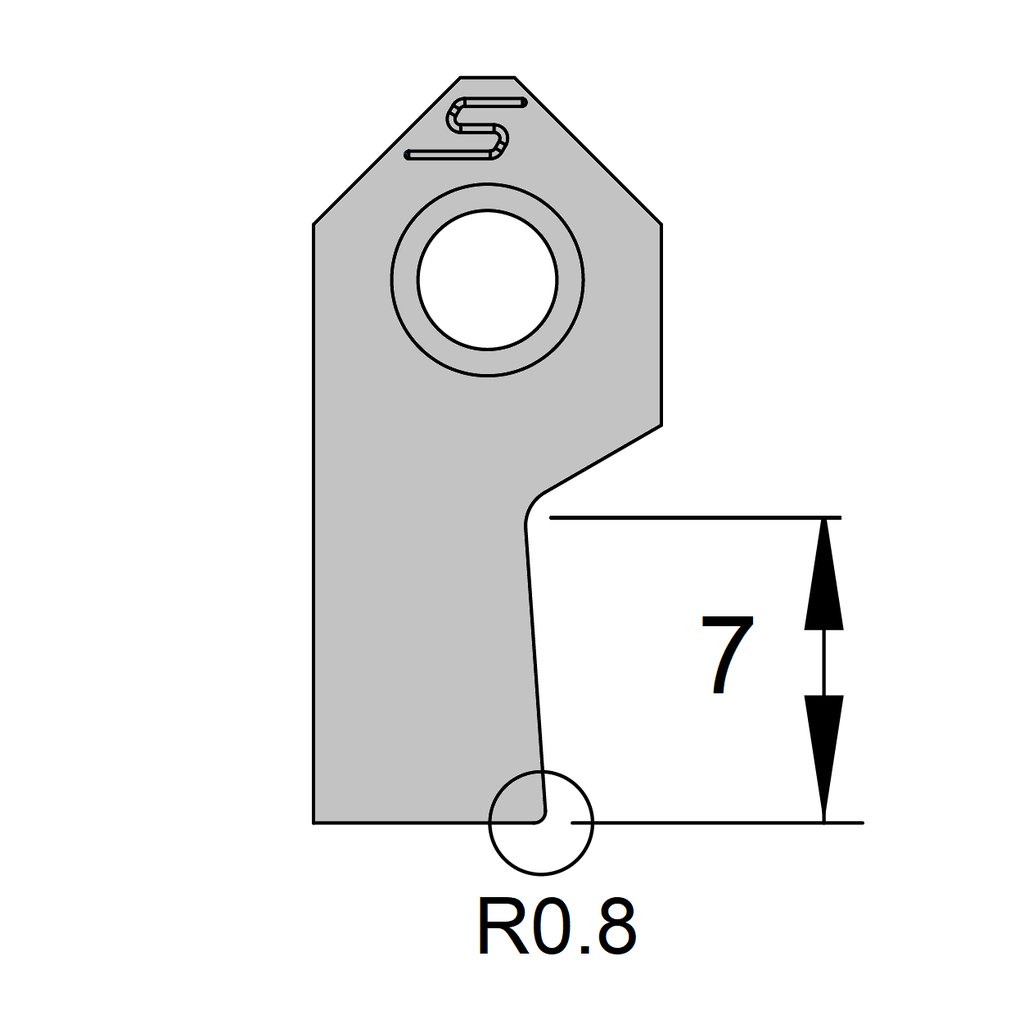 [016278] PLAQUETTE DE LOGEMENT B4-AL12