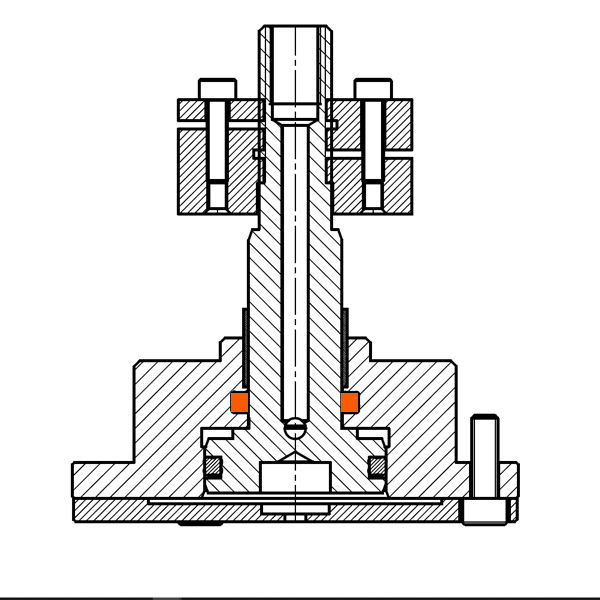 [020202] JOINT QUAD-RING INT 18.20 x 3.53 MM 70 SHORES