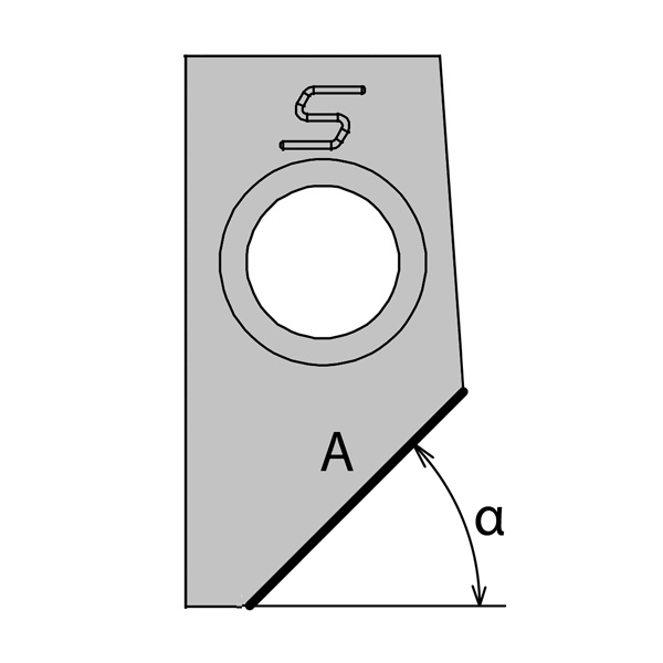[022376] CUTTING BLADE 20.00- 8.00
