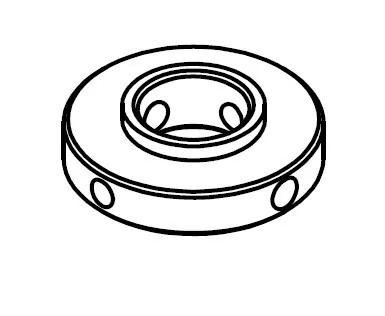 [024402] ECROU EPAULE DE PIGNON DE VOLANT (LIVRER en+ 2x753210 +030471 +018301)