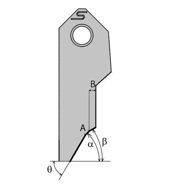 [024523] CUTTING BLADE 45.00- 1.50