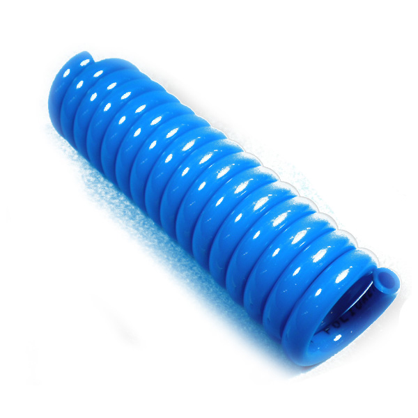[024746] TUYAU SPI DIA.4 x 6 BLEU 16 SPIRES-DIA. 28 mm (Ã  Droite)