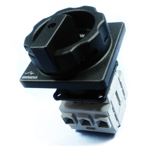 [026746] INTER. SECTIONNEUR 3 POLES. 25A + POIGNEE NOIRE