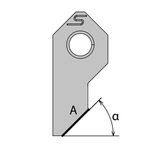 [033669] CUTTING BLADE 20.00- 4.40