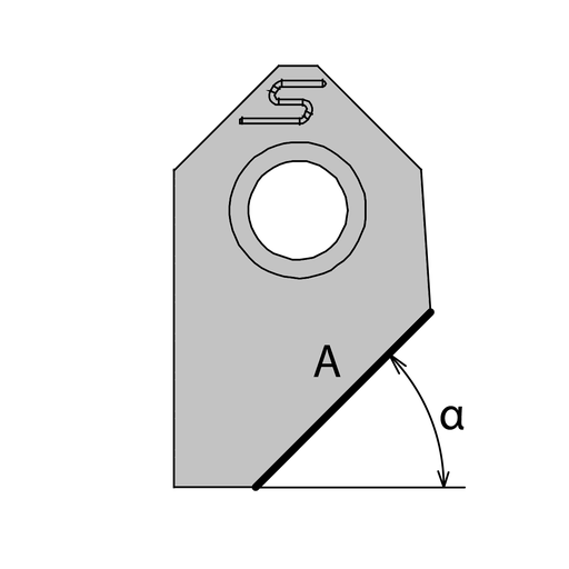 [034429] CUTTING BLADE 24.50- 9.00