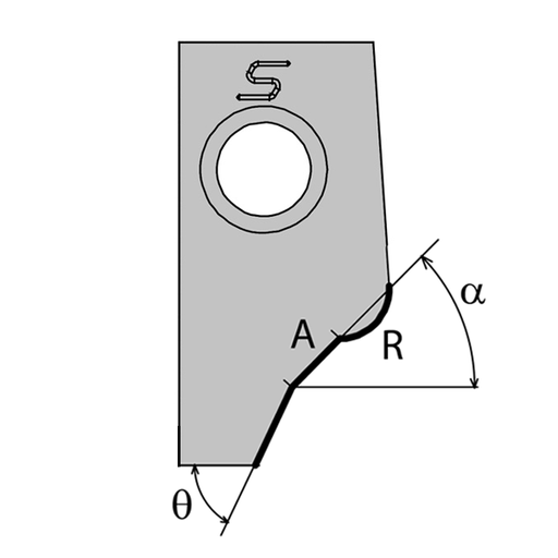 [922617] CUTTING BLADE 30.00- 3.60