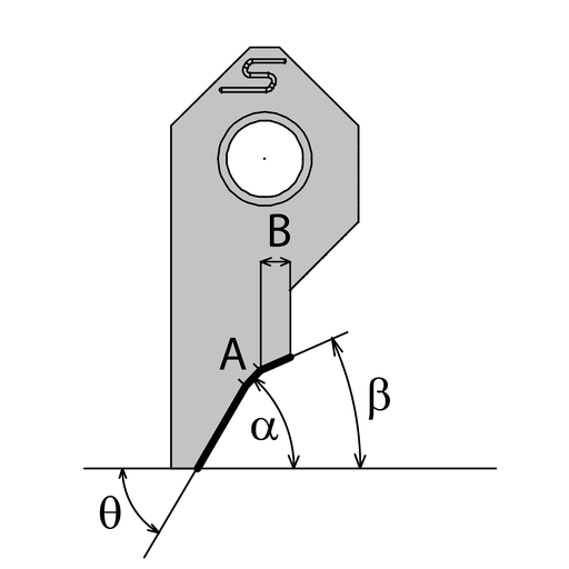 [038434] CUTTING BIT 30,00- 2,00