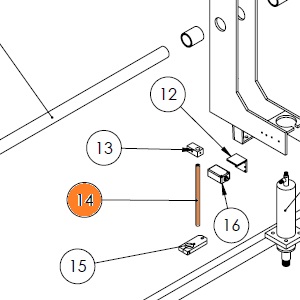 [038646] ALIGNMENT ROD 14