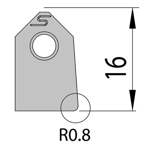 [005164] SC512 CARBIDE BIT - AL12 - L12