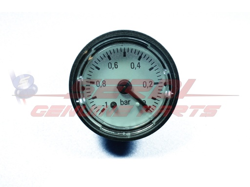 [010131] VACUOMETRE ENCLIPSABLE DIA. 40 mm ( 0 a -1 BAR )